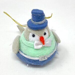 Christmas Featherly Friends™ Ornament Blue Top Hat - Wondershop™